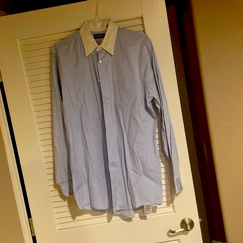 Men’s Lands’ End Dress Shirt neck 16